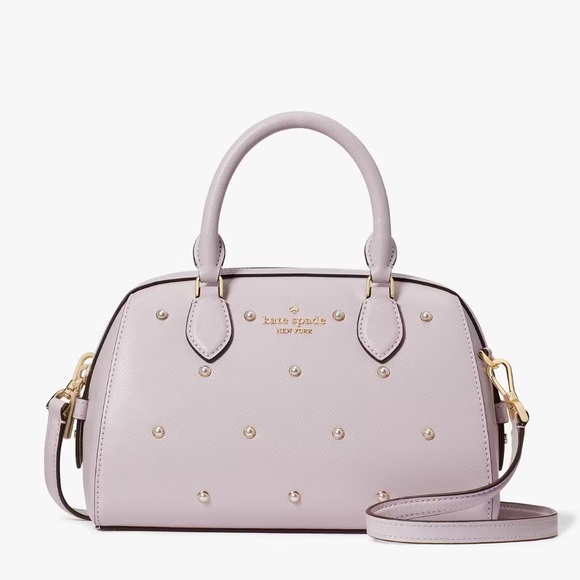 kate spade Handbags - NWT💃Kate Spade Madison Studded Faux Pearls Duffle Crossbody Purse Bag